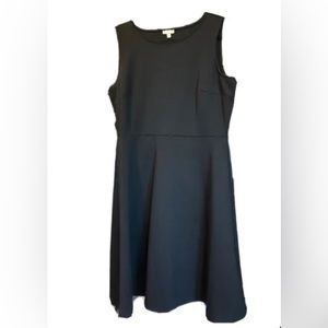 Talbots black size 12 a-line dress